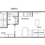 Apartment Confortable 2 Pieces, Skis Aux Pieds, 4 Pers, Balcon Ouest - Fr-1-182a-38 Courchevel